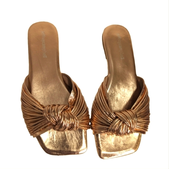 Jeffrey Campbell Knaughty Slide Sandal Rose Gold....Size 6/37 - Picture 3 of 6